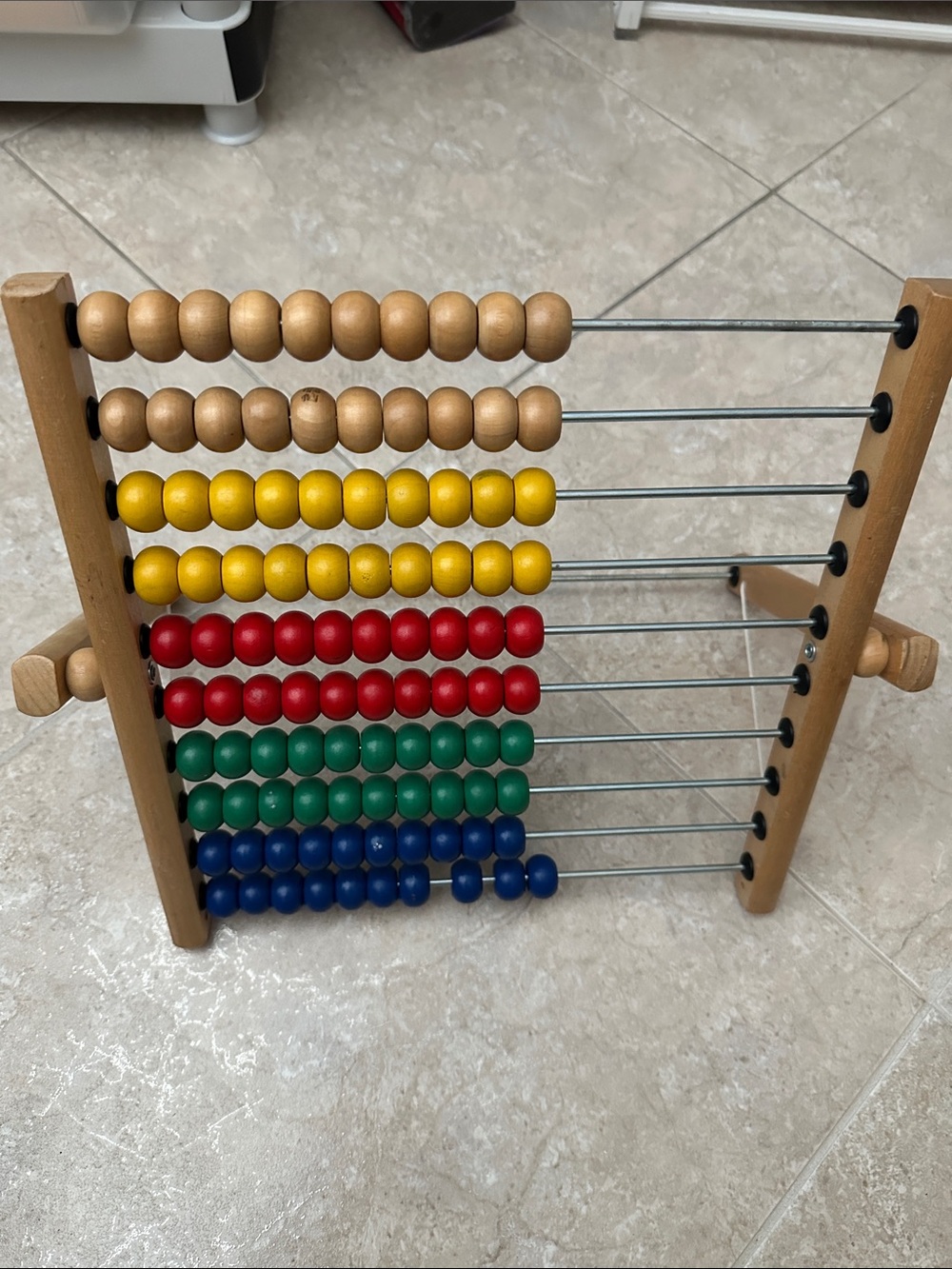 Wooden Bead Abacus Toy - Multicolor